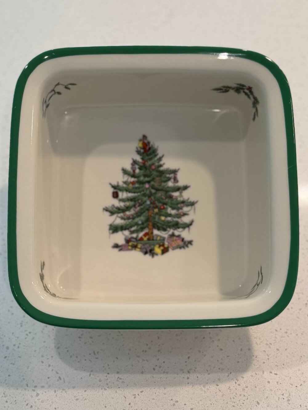 Spode Christmas Tree Square Baker